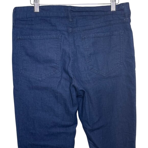 OLD NAVY | Super Skinny Mid-Rise Dark Wash Button Front Jeans | Size 12 - Picture 6 of 11